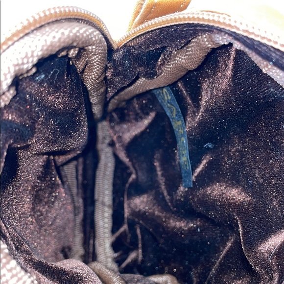 Sarge Cognac Leather Travel Work Academic Neutral Bag Zip Close Compact Organize - Picture 2 of 14